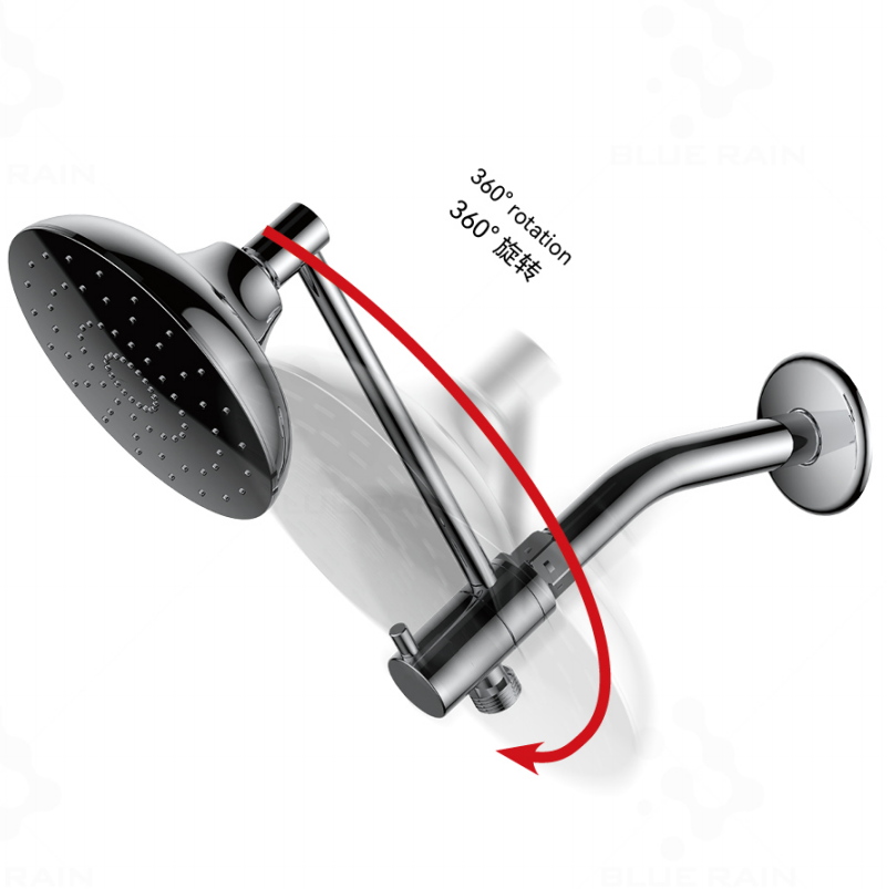 可调节高度淋浴系统